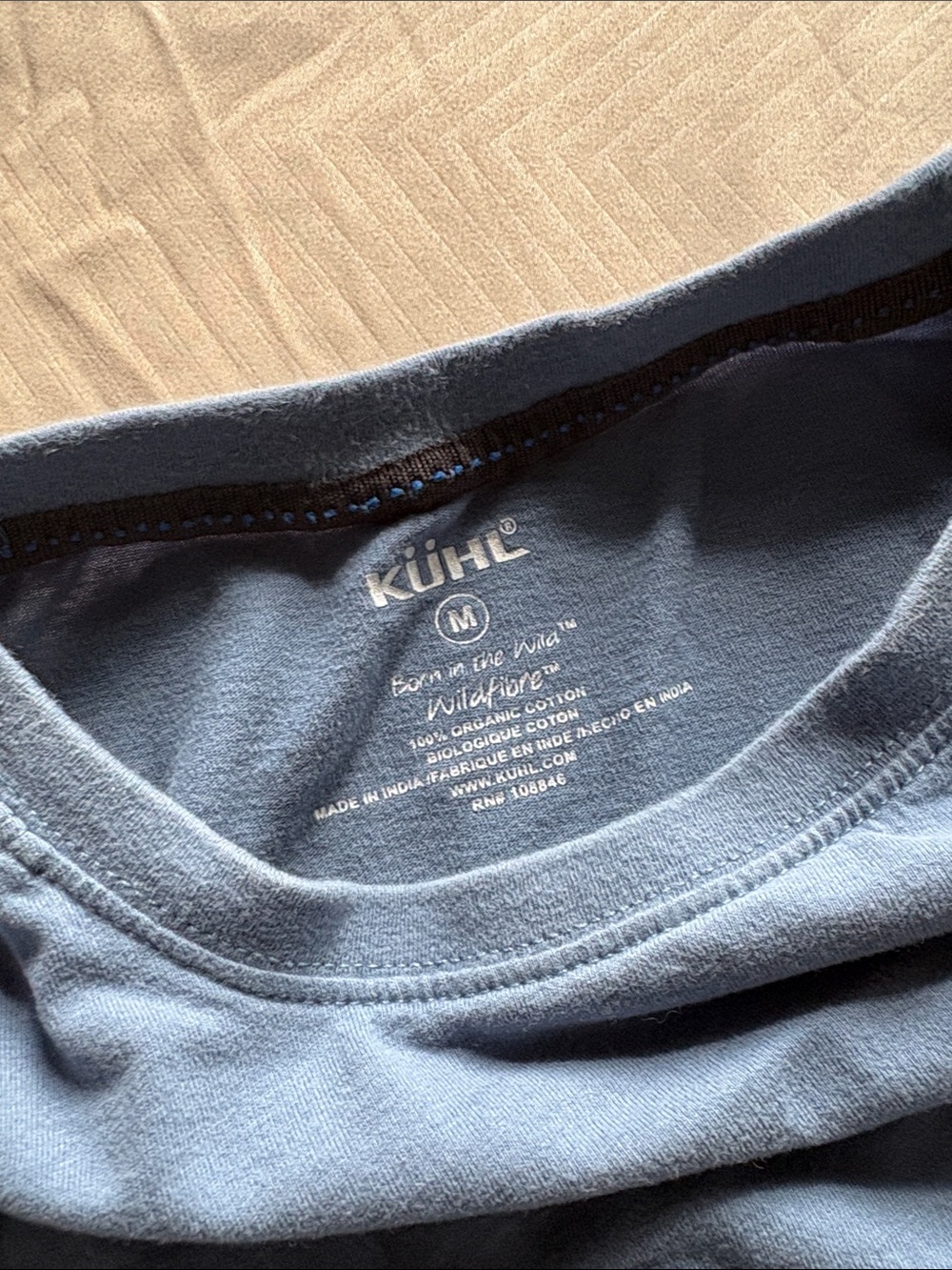Men’s Blue Crew Neck T-Shirt - Medium - great for working out